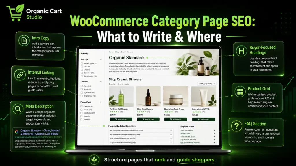 WooCommerce Category Page SEO
