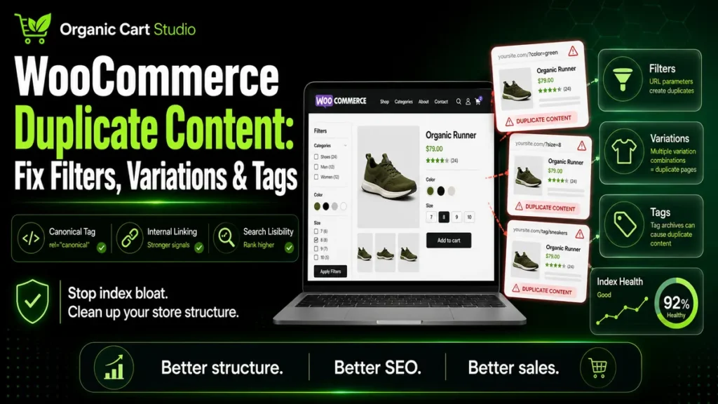 WooCommerce Duplicate Content: Fix Filters, Variations & Tags